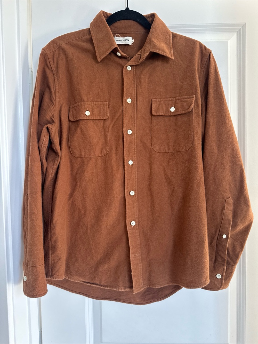 Taylor Stitch Men’s Yosemite Flannel Tobacco Size 40
